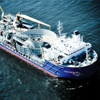 Topaz Installer, a DP2 cable-laying vessel